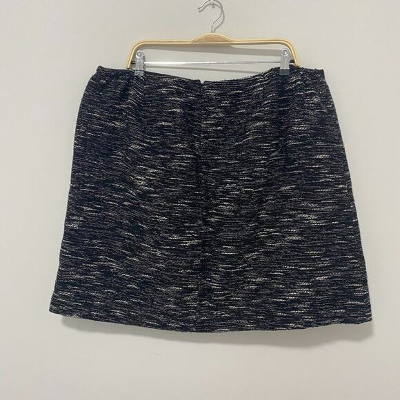 NEW Talbots Black Wool Mini Skirt Size 22 Petite - Picture 5 of 7